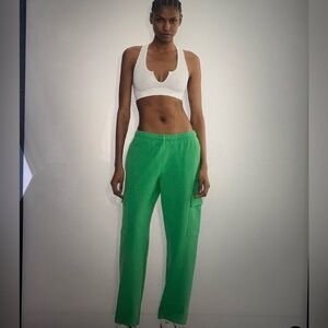 Aritzia Faded court green sweatpants
